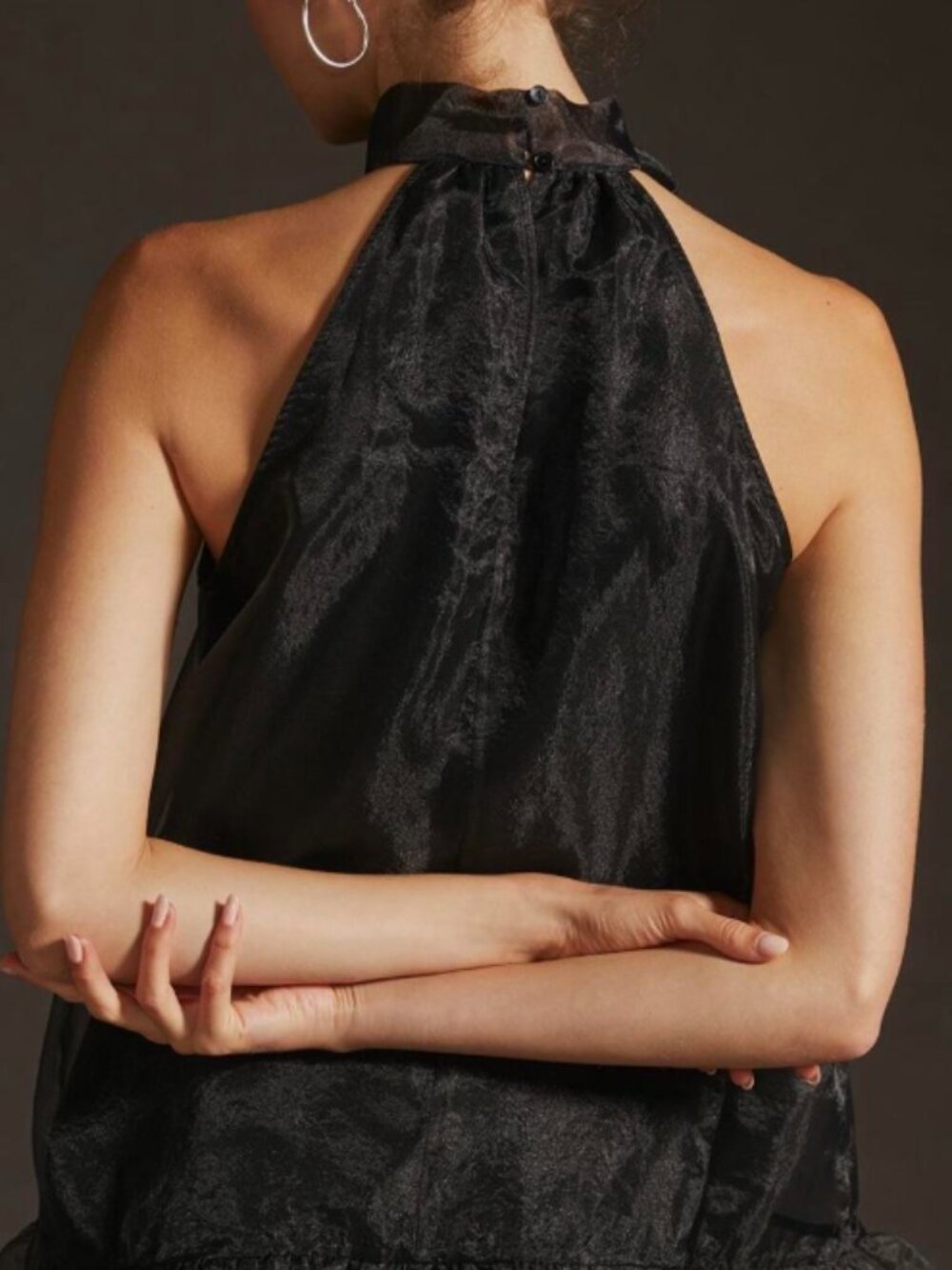 Anthropologie Maeve High Neck Bow Tie Dress by Anthropologie - Size Large - Picture 3 of 6
